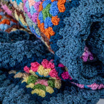 Handmade Afghan Blanket & 2 Cushions