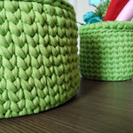 Handmade Crochet Basket For Storage