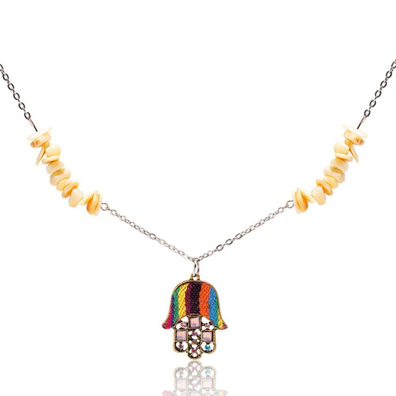 Colorful Hand Necklace
