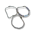 Peach & Gold Promise Bracelet Set