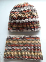 Crochet Hat and Neck Warmer Set