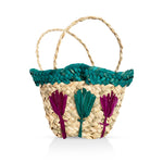 Green Straw Basket