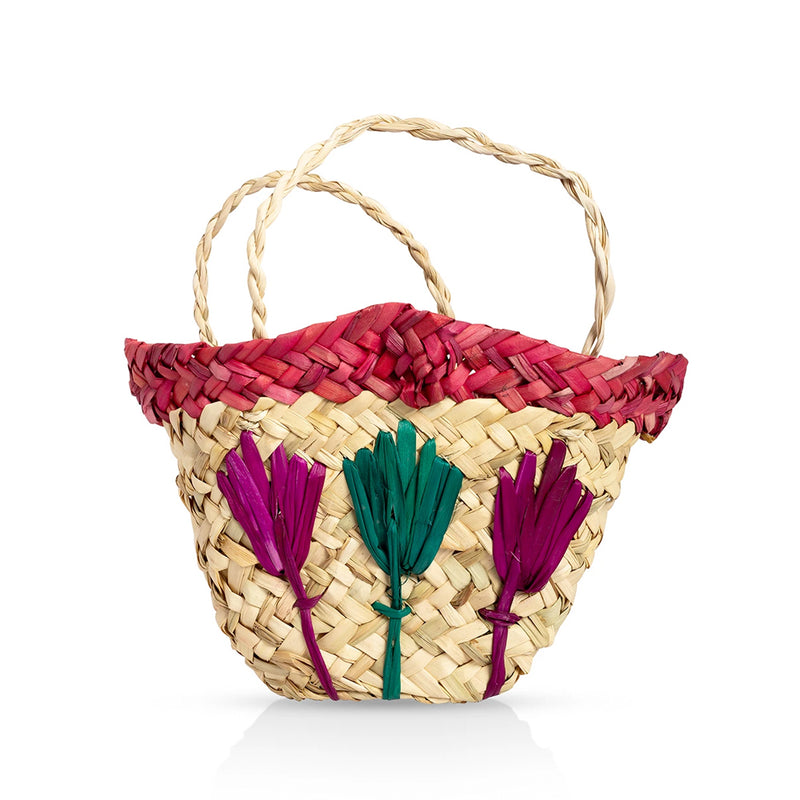 Red Straw Basket