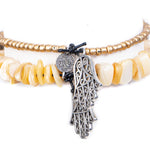 Yellow and Silver Bracelet