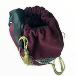 Embroidered Drawstring Pouch