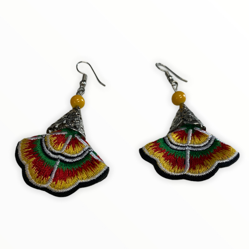 Embroidered Earring - Colorful