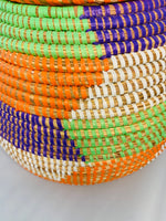 Handmade Woven Basket with Lid