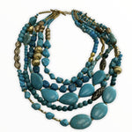 5 Row Turquoise Necklace