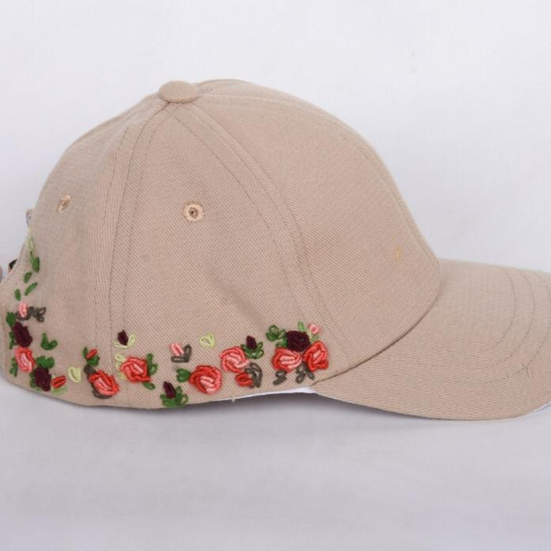 Hand Embroidered Baseball Cap