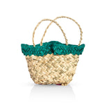 Green Straw Basket