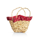 Red Straw Basket